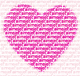 je t'aime poure toujoure mon amoure